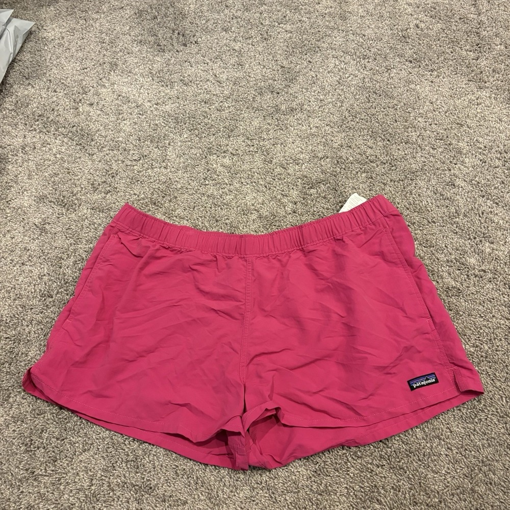 Patagonia 2.5" Barely Baggies Shorts Women XL Mythic Pink Netplus Running Hiking